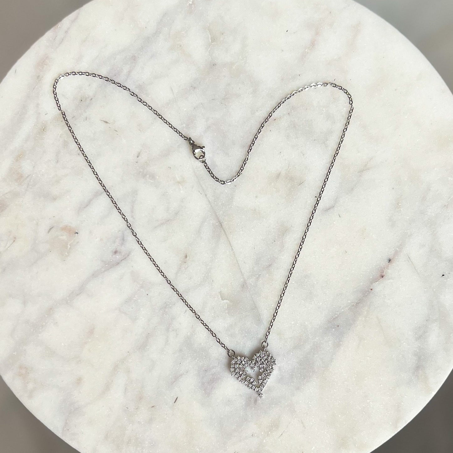 Mine Crafted Heart Necklace